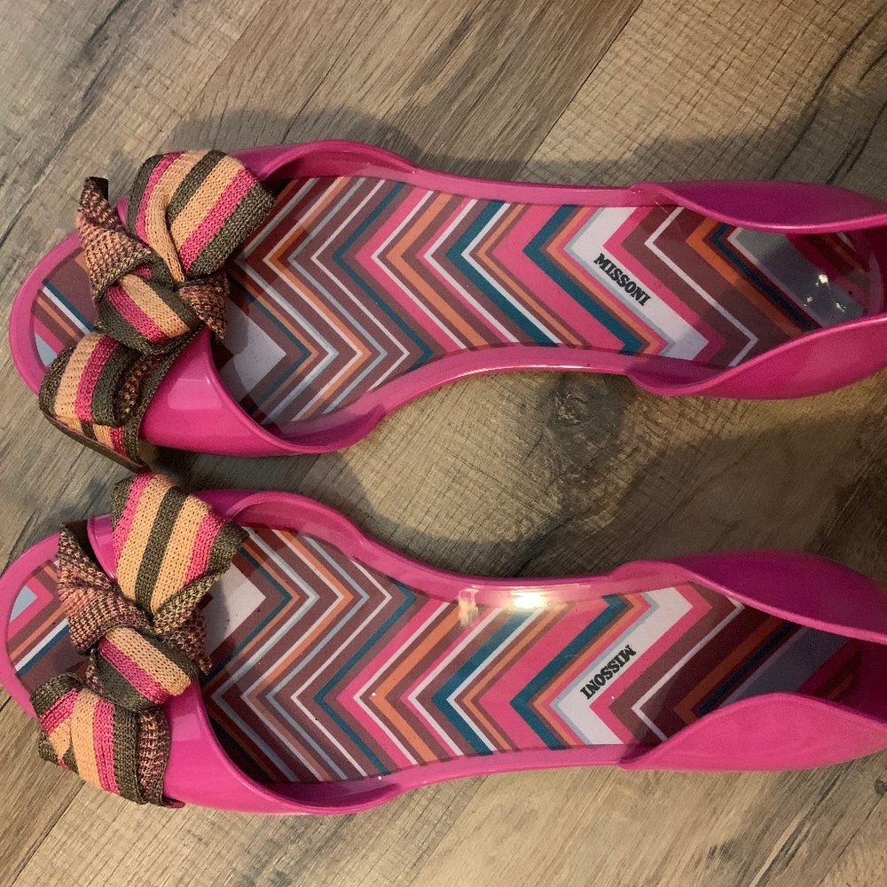 Missoni Pink Jelly Sandals Size39